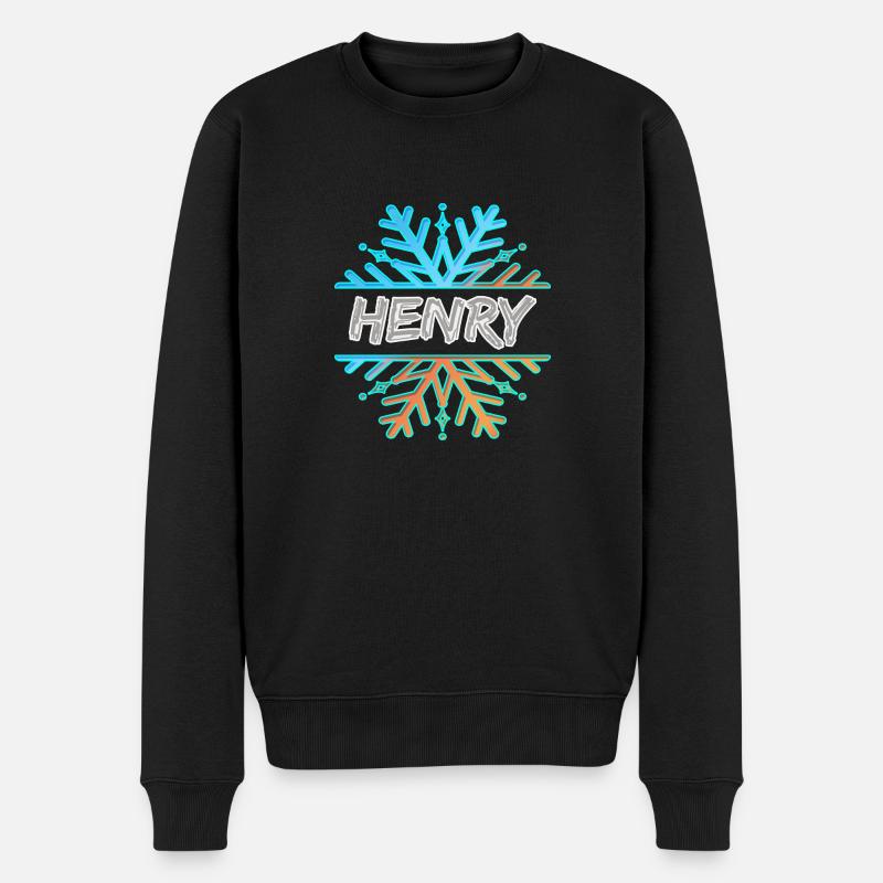 Henry Henry - Pull Premium bio Homme - noir