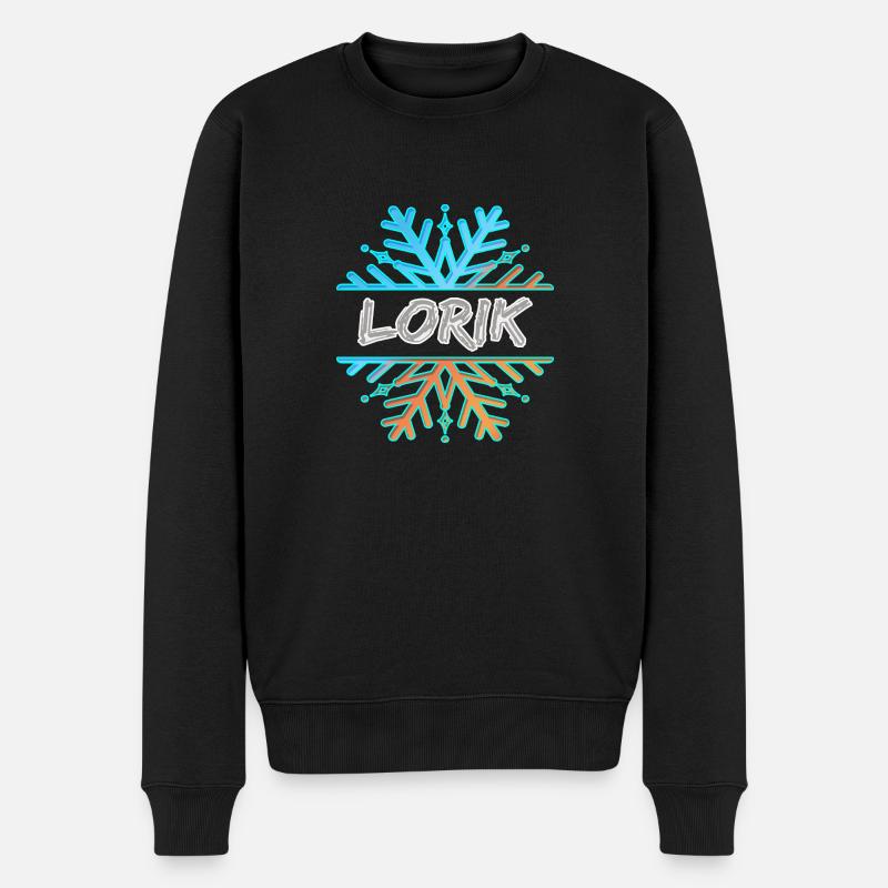 Lorik - Pull Premium bio Homme - noir