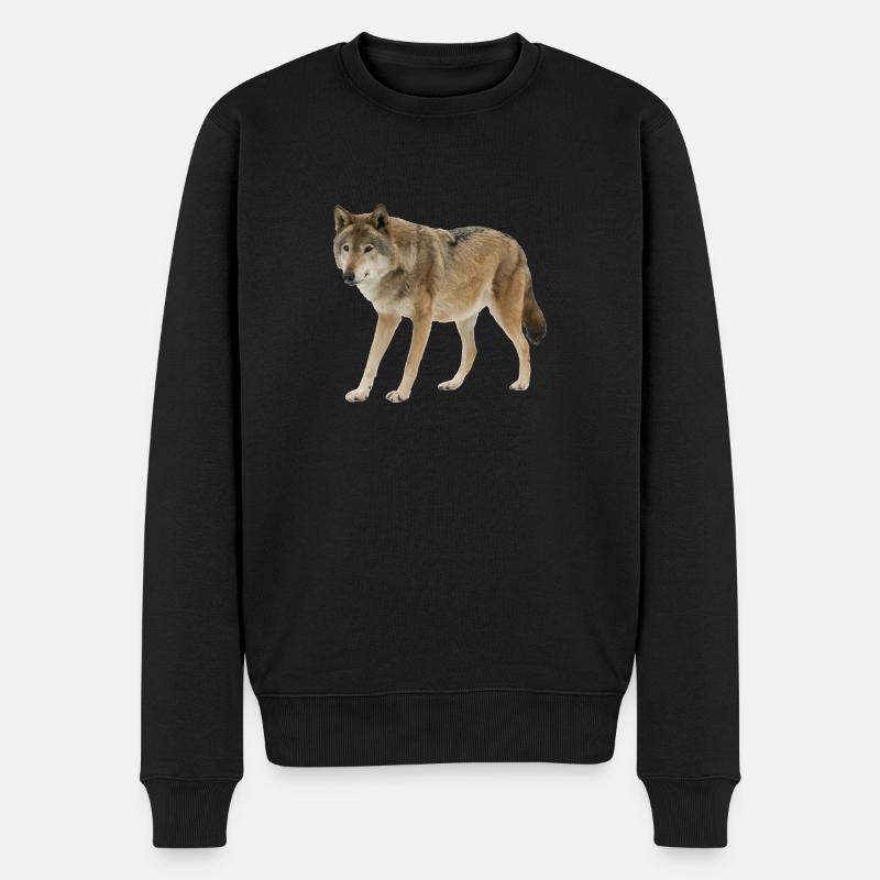 Loup - Pull Premium bio Homme - noir