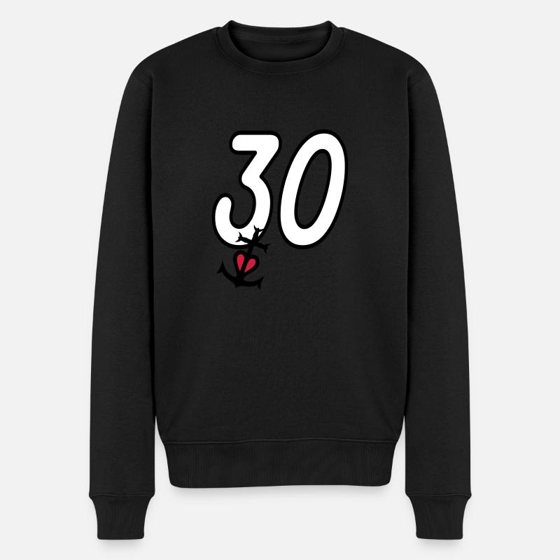 Gard camargaise überqueren - Männer Premium Bio Pullover - Schwarz