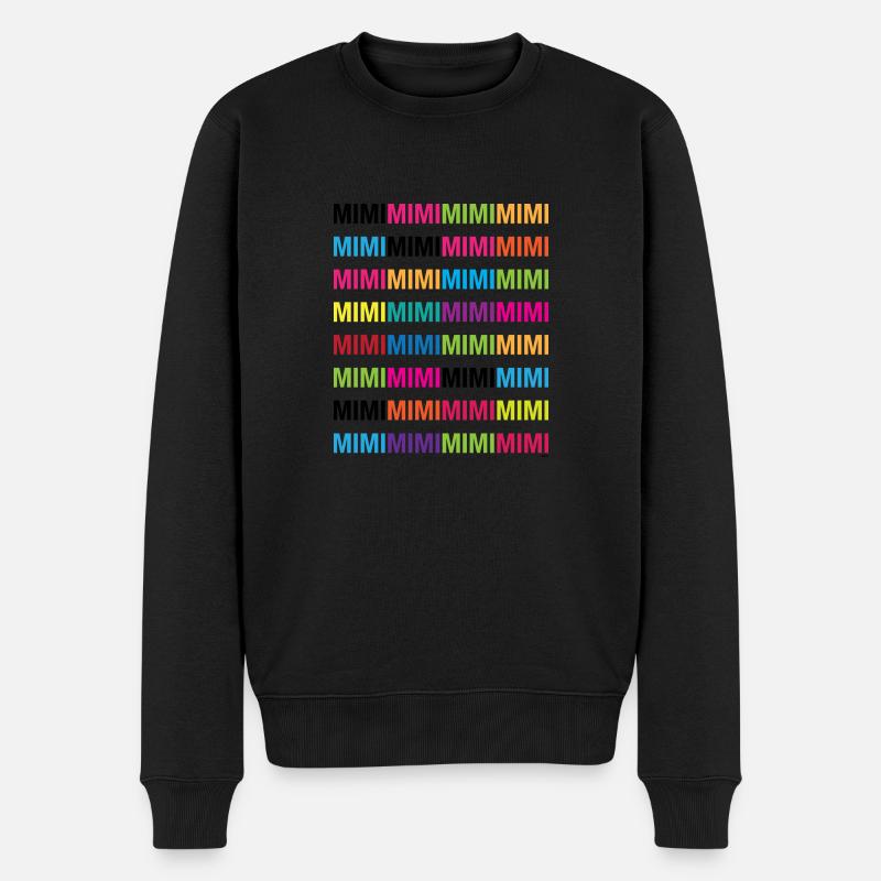 Mimimi - Männer Premium Bio Pullover - Schwarz