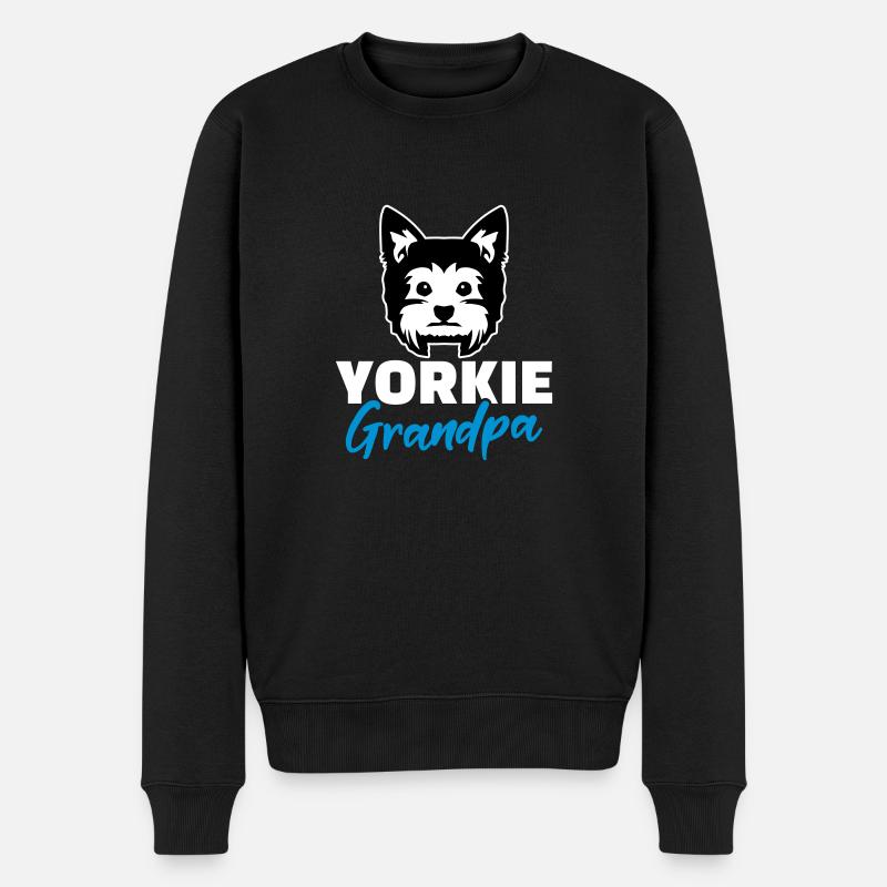 Yorkshire Terrier - Pull Premium bio Homme - noir
