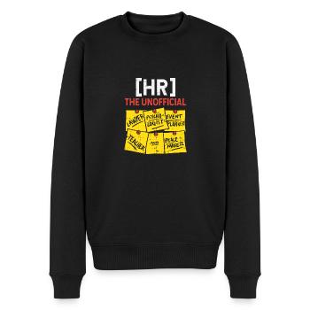 HR The Unofficial Lawyer Psychologist EventPlanner - Männer Premium Bio Pullover - Schwarz - Vorne - Nico (187cm)