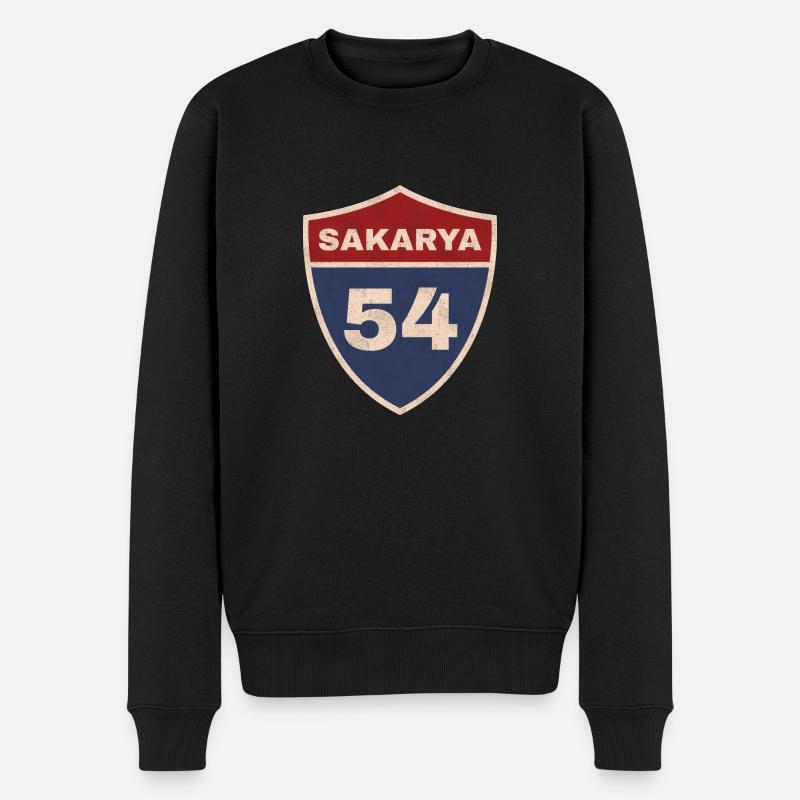 Sakarya - Männer Premium Bio Pullover - Schwarz