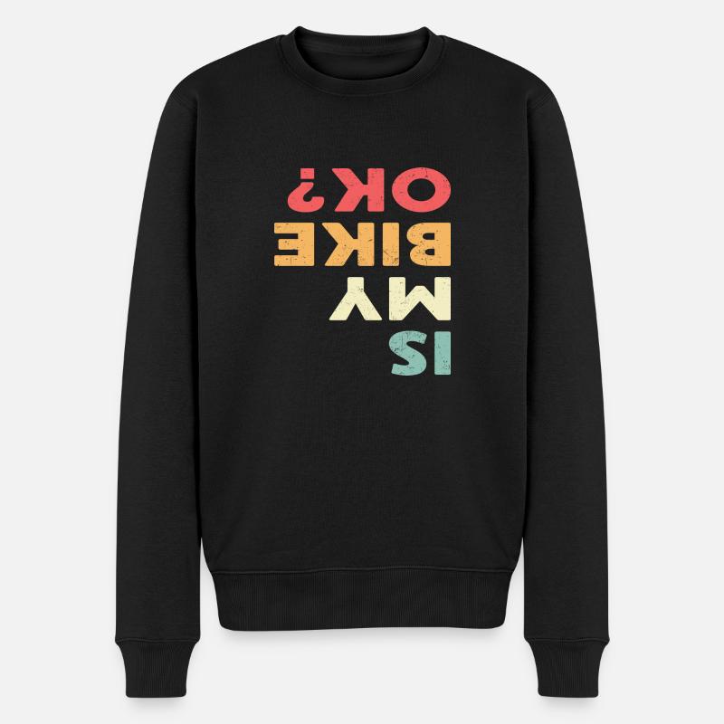T-shirt de motard - MON VÉLO EST-IL CORRECT? - Pull Premium bio Homme - noir