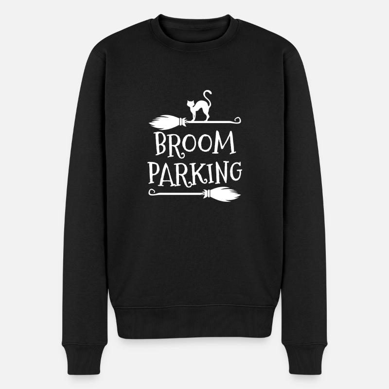 Parking balai - Pull Premium bio Homme - noir