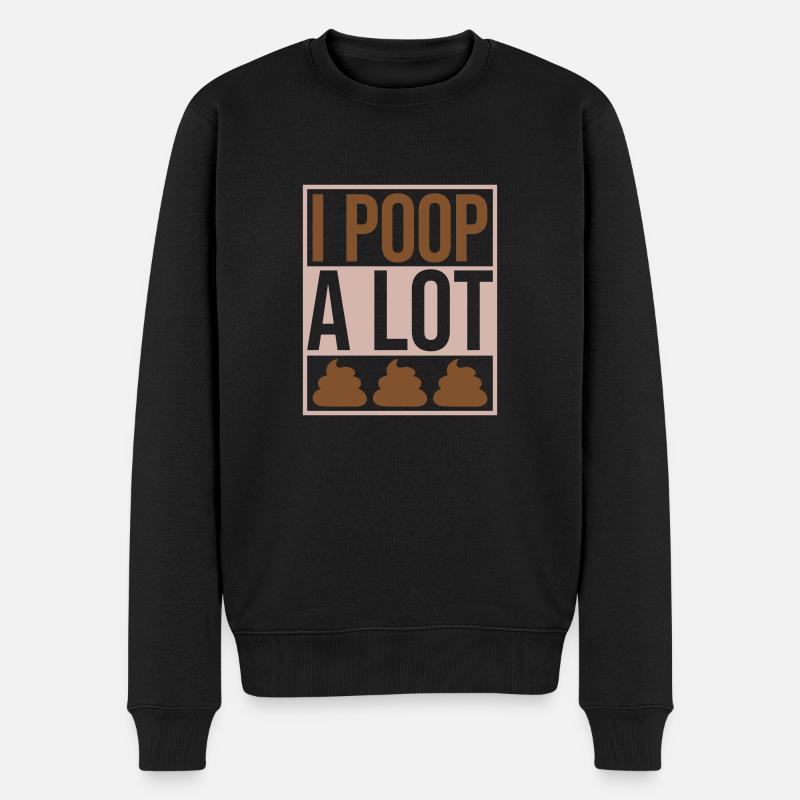 Je fais beaucoup caca - Pull Premium bio Homme - noir