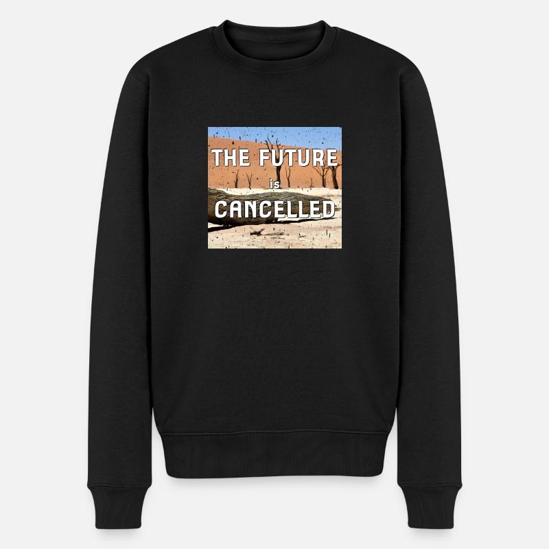 l’avenir est annulé Pessimiste réfléchi - Pull Premium bio Homme - noir
