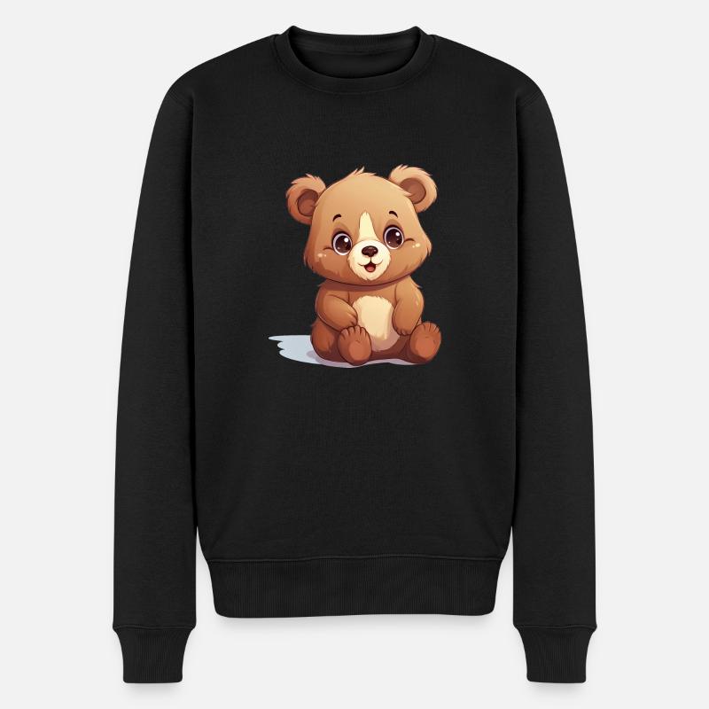 Ourson - Pull Premium bio Homme - noir