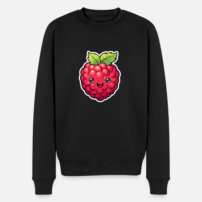 Anime Framboise - Pull Premium bio Homme - noir