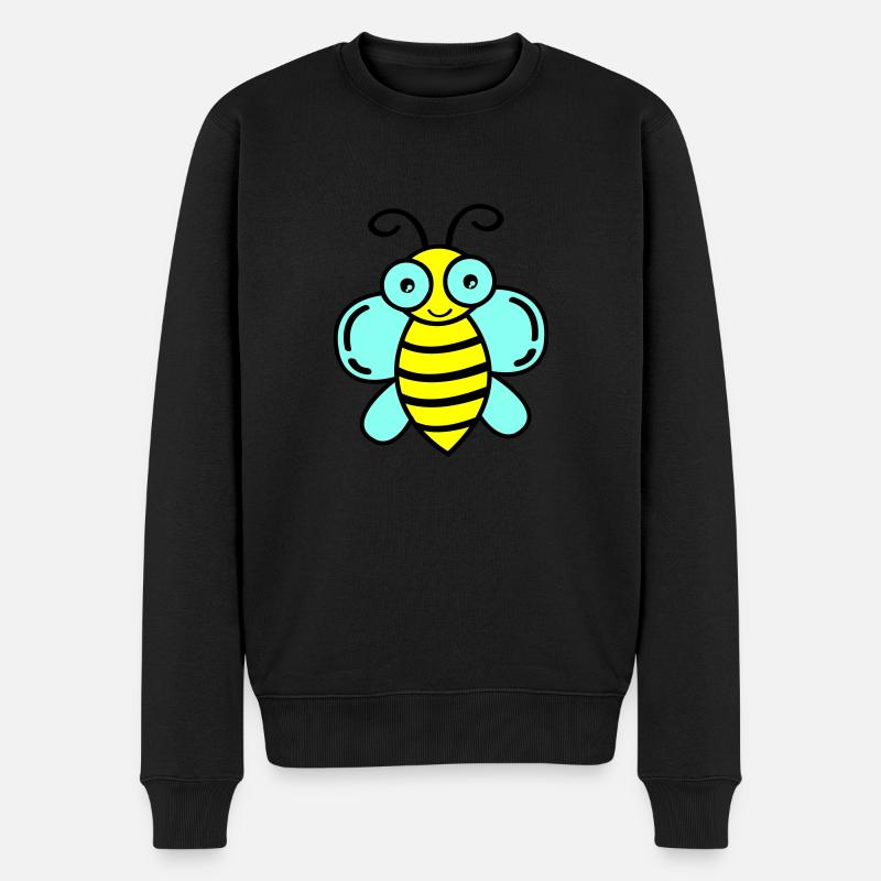Abeille 02 - Pull Premium bio Homme - noir