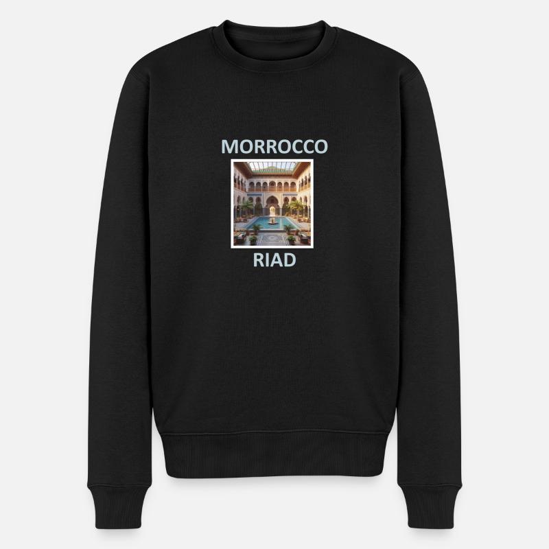 RIAD 1 - Pull Premium bio Homme - noir