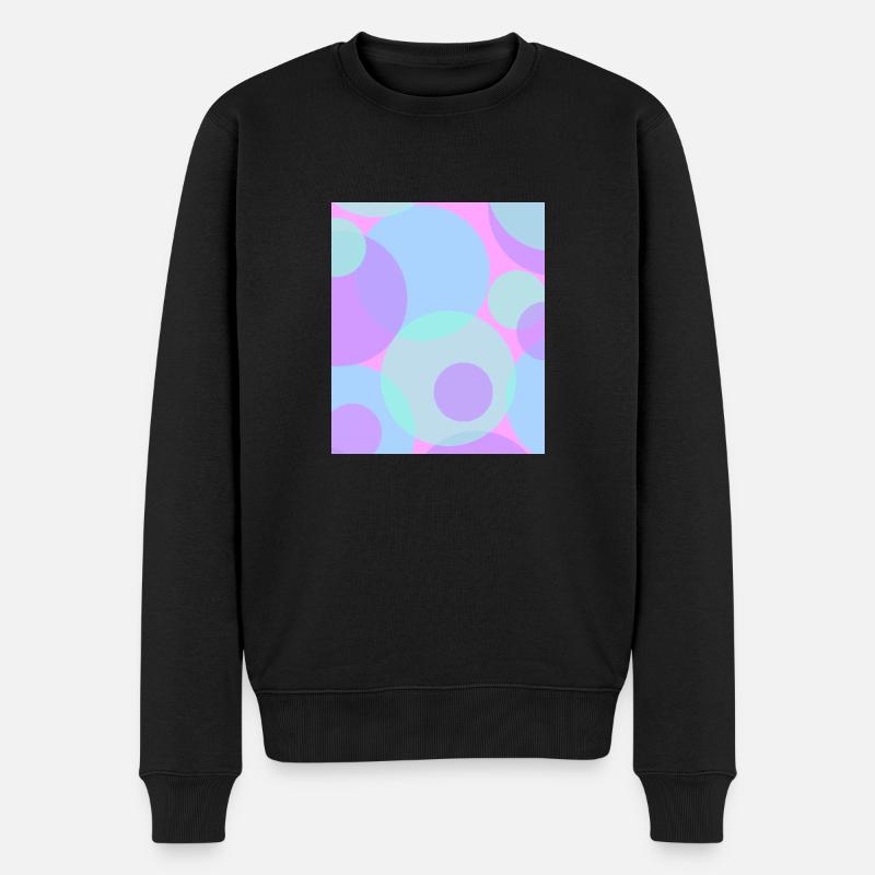 Points en pastel - Pull Premium bio Homme - noir