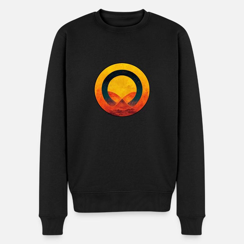 ARRVL Groß - Männer Premium Bio Pullover - Schwarz