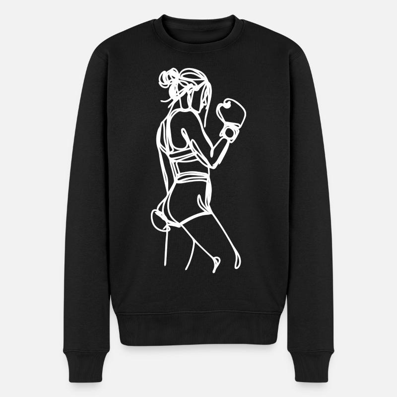 Graphique Boxer - Pull Premium bio Homme - noir