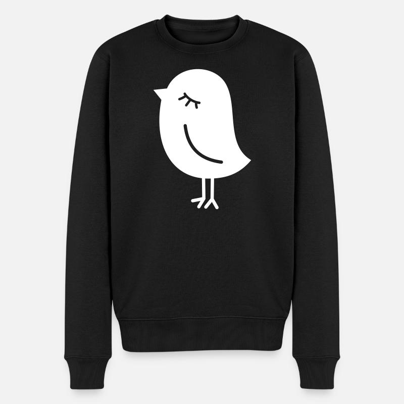 Moineau Oiseau – Peep Chick Tweet Birdie - Pull Premium bio Homme - noir