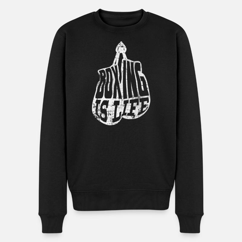 Gant de boxe Boxe - Pull Premium bio Homme - noir