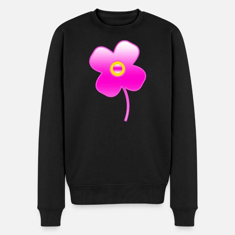 Fleur - Pull Premium bio Homme - noir