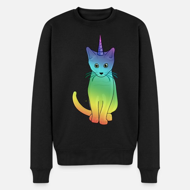 Je suis un caticorn .. Cat Unicorn tshirt unicorn squad - Pull Premium bio Homme - noir