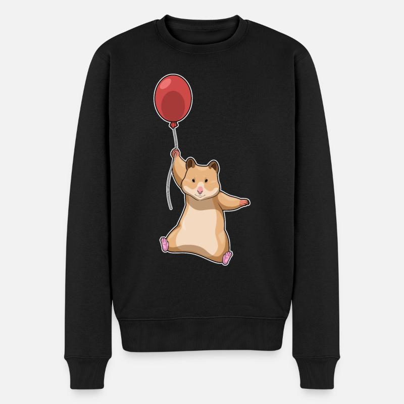 Ballon Hamster - Pull Premium bio Homme - noir