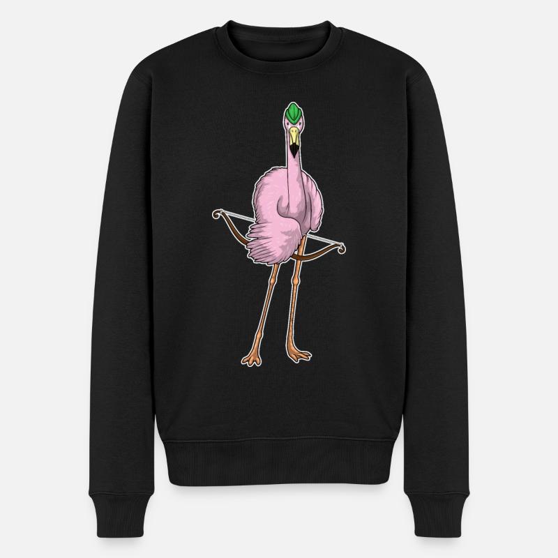 Arc Flamingo Archer - Pull Premium bio Homme - noir
