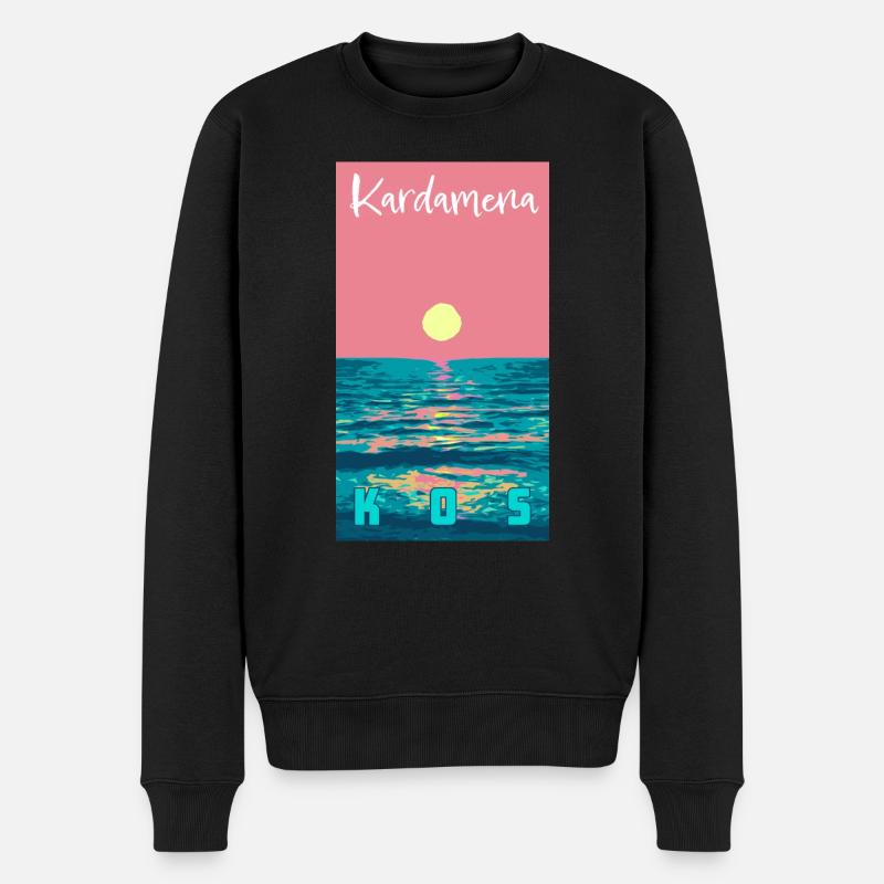 Kardamena Lever du Soleil Kos - Pull Premium bio Homme - noir