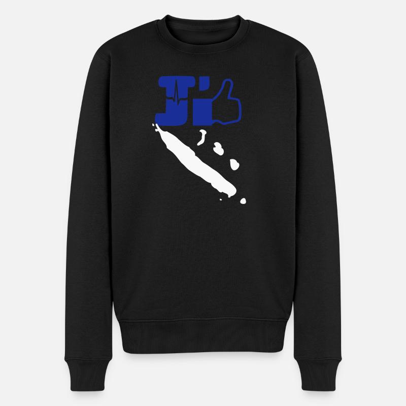 Neukaledonien - Männer Premium Bio Pullover - Schwarz
