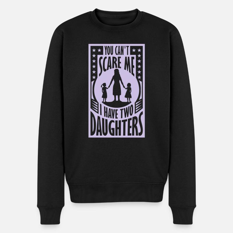 I have two daughters - Men's Premium Organic Jumper - black