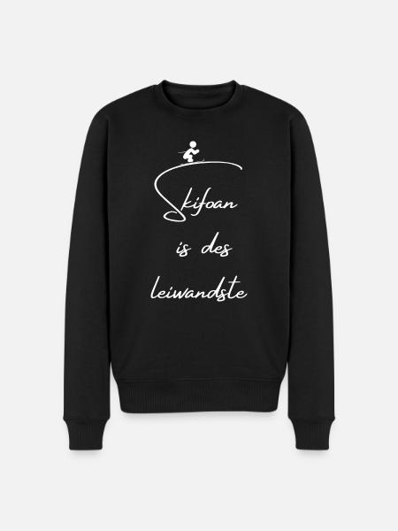 Skifoan - Männer Premium Bio Pullover - Schwarz
