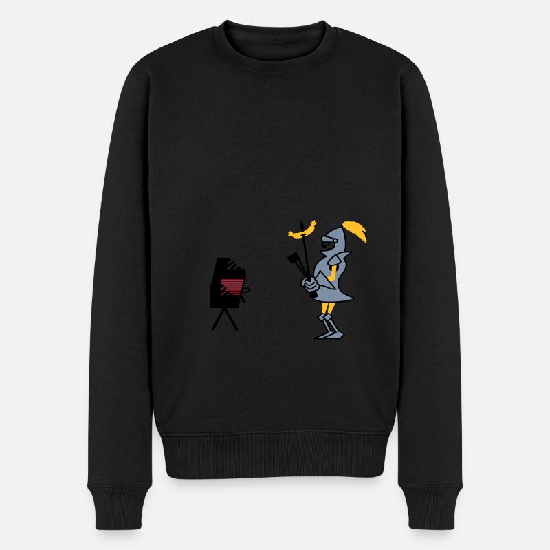 Grill Ritter / grill knight (3c) - Pull Premium bio Homme - noir