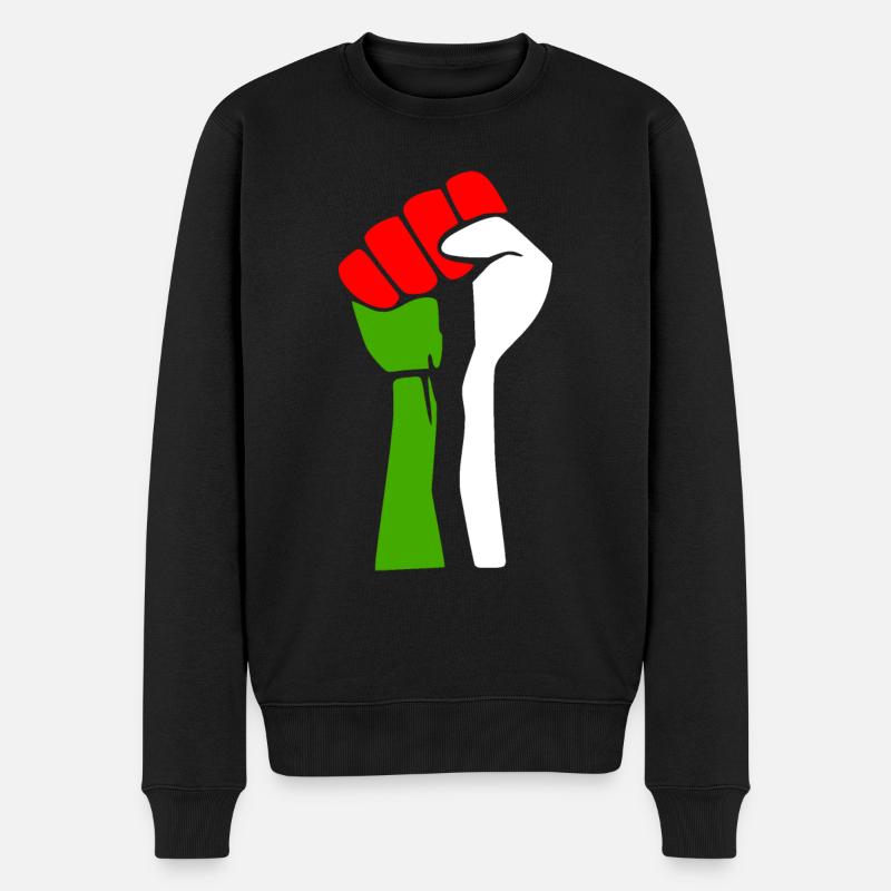 Free palestine - Pull Premium bio Homme - noir