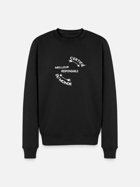 Meilleur Responsable cadeau noël - Pull Premium bio Homme - noir