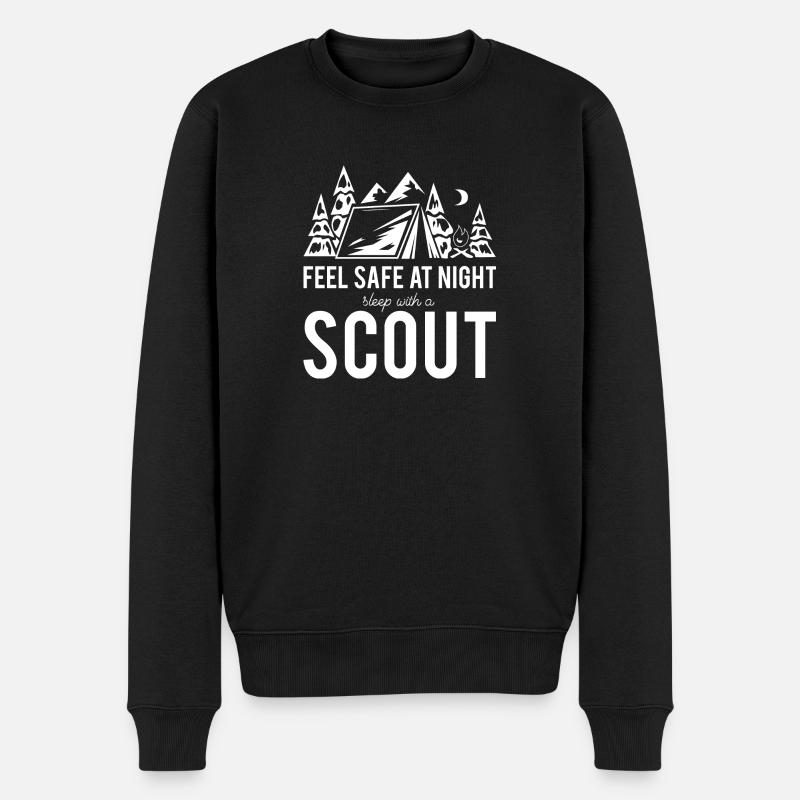 Scouts, Scout, louveteau, Rover, cadeau - Pull Premium bio Homme - noir
