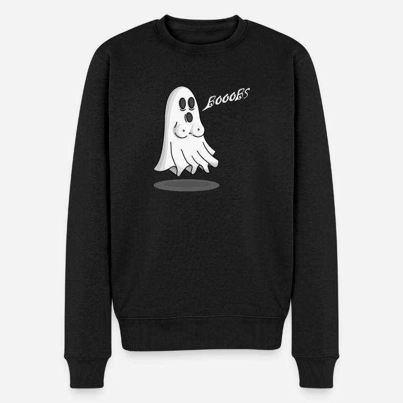 Geist - Männer Premium Bio Pullover - Schwarz