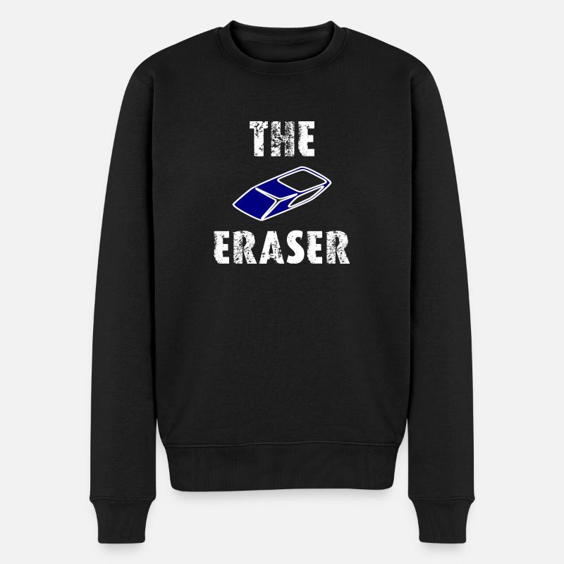The Eraser - Pull Premium bio Homme - noir