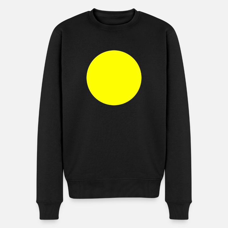 cercle jaune - Pull Premium bio Homme - noir