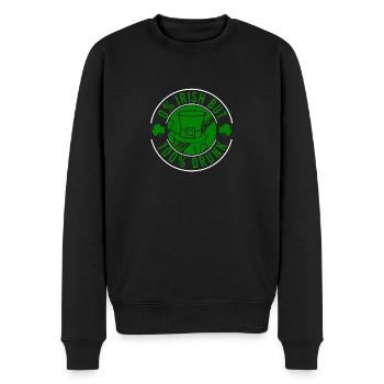 Saint Patrick's Day Irland Irisch Glück Geschenk - Männer Premium Bio Pullover - Schwarz - Vorne - Nico (187cm)