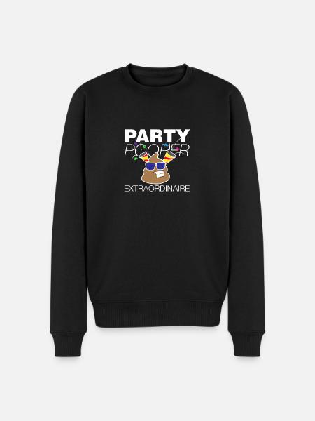 Parti Pooper Anniversaire - Pull Premium bio Homme - noir