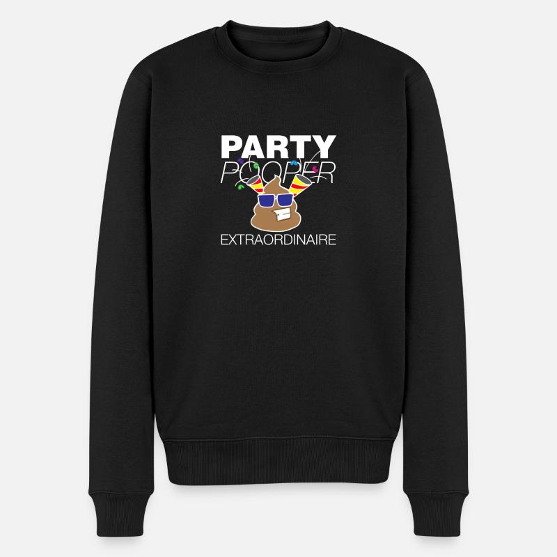Parti Pooper Anniversaire - Pull Premium bio Homme - noir