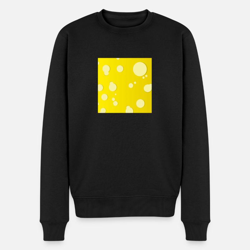 carré de fromage - Pull Premium bio Homme - noir