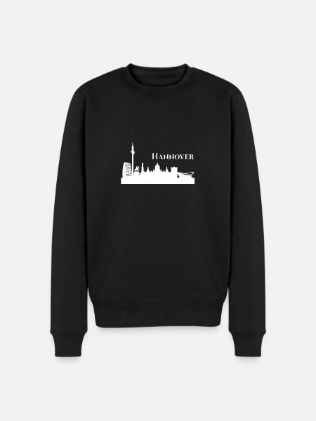 Hannover skyline - Men's Premium Organic Jumper - black