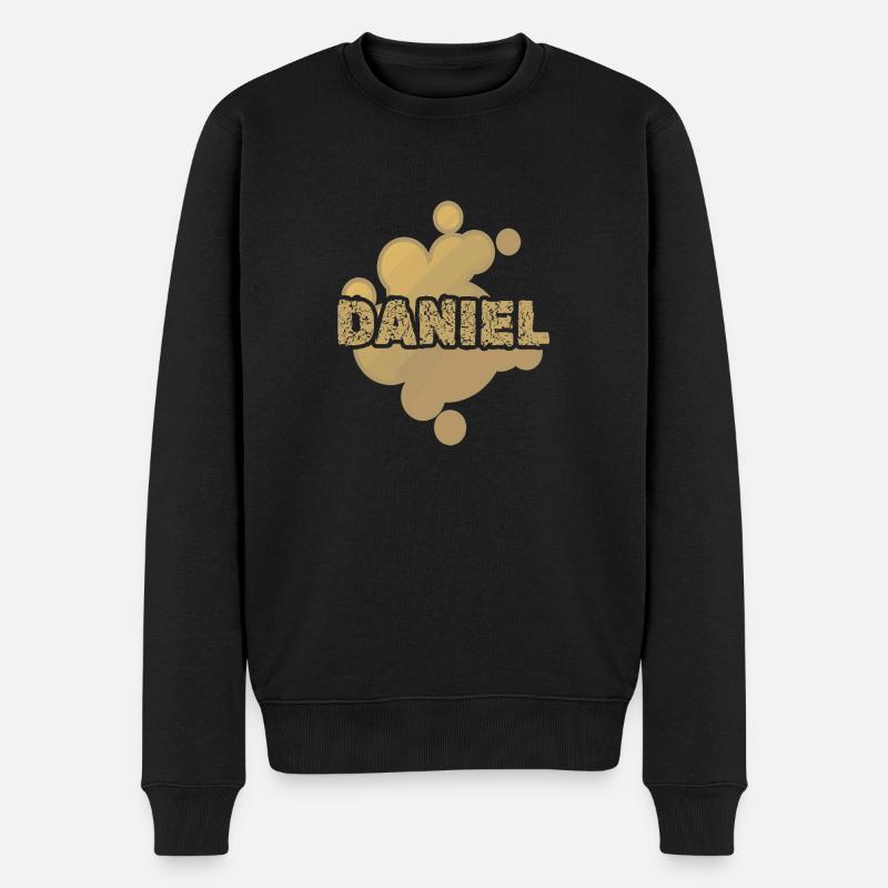 Daniel comme prénom - Pull Premium bio Homme - noir