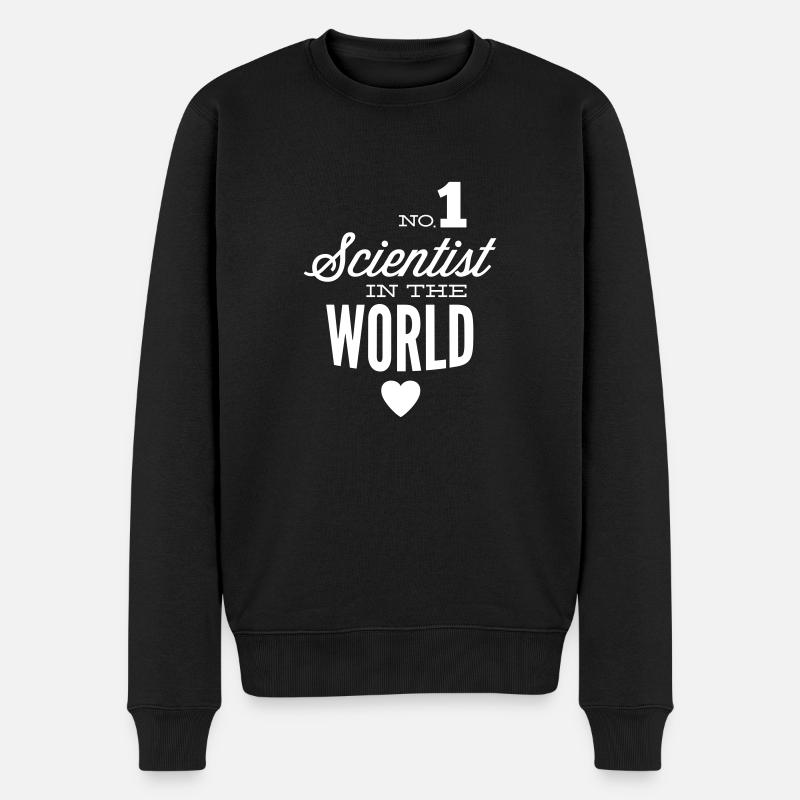 Meilleurs scientifiques du monde - Pull Premium bio Homme - noir