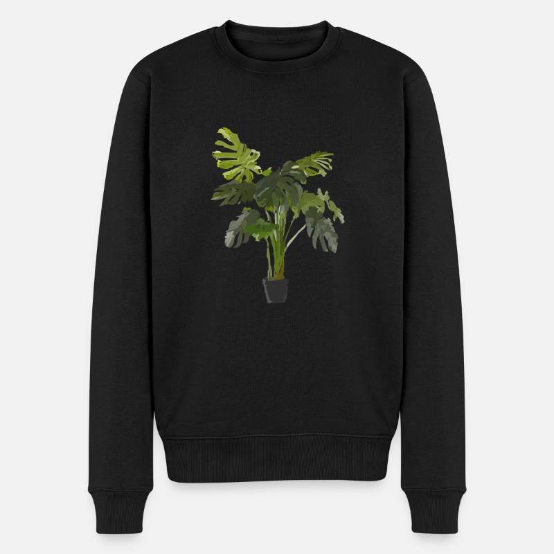 Plante d’intérieur - Pull Premium bio Homme - noir