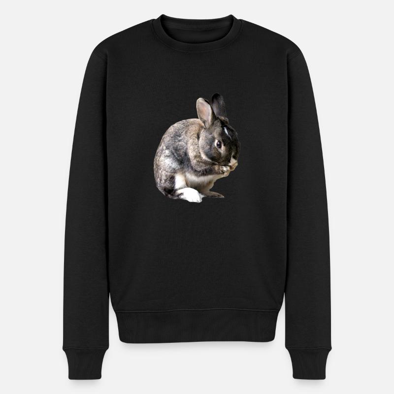 lapin - Pull Premium bio Homme - noir