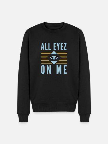 All Eyez on Me 2Pac - Men's Premium Organic Jumper - black