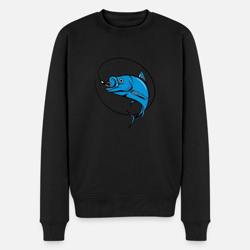 poisson - Pull Premium bio Homme - noir