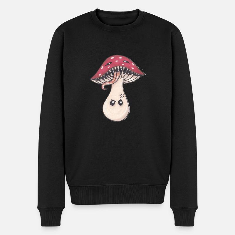 Champignon fou - Pull Premium bio Homme - noir