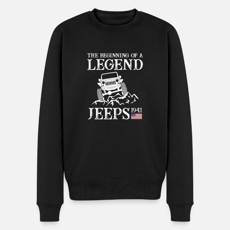 Jeeps Légende - Pull Premium bio Homme - noir