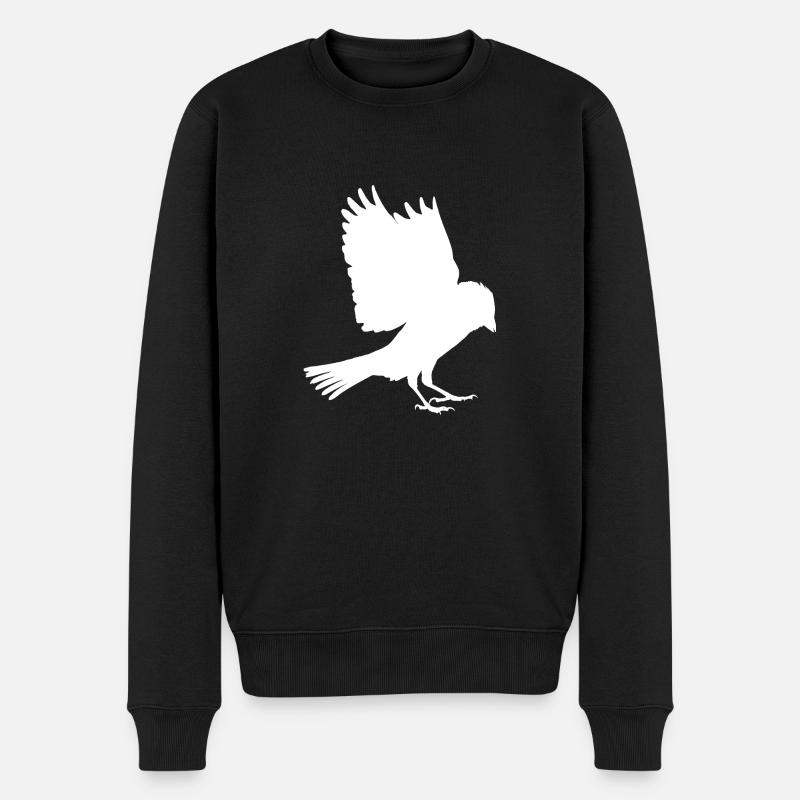 moineau blanc - Pull Premium bio Homme - noir